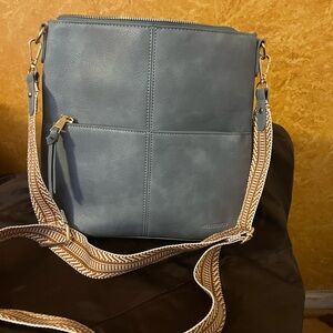 Stylish Blue Crossbody Bag